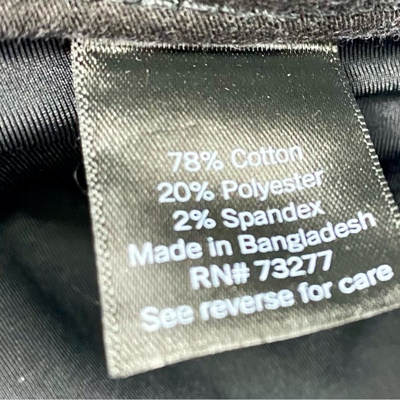 Women’s Simply Vera Vera Wang Black Legging Pants Size Large - Picture 8 of 8